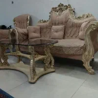 مبل ومبلمان۸نفره درحدنوبامیزعسلی