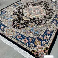 فرش دستباف (بساک) تک ۹ متری طرح تبریز گل ابریشم|فرش|مشکین‌دشت, |دیوار
