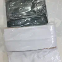 هدبند سفید و مشکی