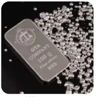 شمش نقره 100گرمی