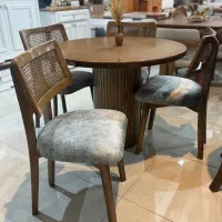 میز ناهار خوری 4 نفره مدل حصیری|میز و صندلی غذاخوری|نیشابور, فضل|دیوار