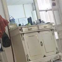 آینه کنسول بوفه و ساعت ایستاده همه  فقط 7میلیون