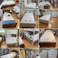 تخت دوطبقه سفید براق|تخت و سرویس خواب|اراک, |دیوار