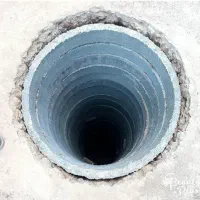 کندنچاه آب،بیر.کندن چاه بصورت دستی.