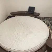 تخت دو نفره گرد با تشک خوشخواب|تخت و سرویس خواب|شاهین‌شهر, بنیاد ازدواج|دیوار