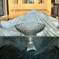 ست جامیوه و شمعدان|ظروف سرو و پذیرایی|خرم‌آباد, |دیوار