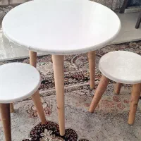 میز با دو عدد صندلی کودک