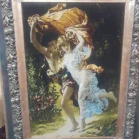 تابلو فرش دست بافت تبریز ابریشم طرح آدم و حوا|تابلو فرش|شاهینشهر, دکتر حسابی|دیوار