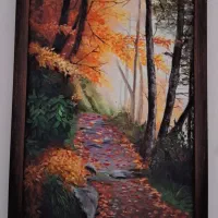 نقاشی رنگ روغن با تکنیک رئال
