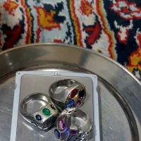 انگشتر مردانه جواهری تمام دست ساز
