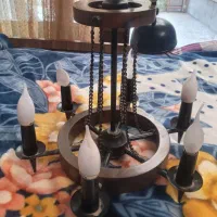 لوستر چوبی انتیک