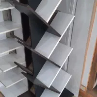 کتابخانه طرح درختی|کتابخانه، شلف، قفسه‌های دیواری|رشت, دیلمان|دیوار