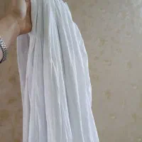 پارچه هموک اریال ۵ متری سفید