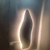 آینه قدی دفرمه /  با نور و نئون / تاچ