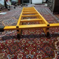 نردبان و پلکان تمام آلمینیوم قدیمی و خیلی سنگین