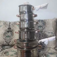 قابلمه و سرویس ۱۲ پارچ استیل|ظروف پخت‌وپز|تبریز, |دیوار