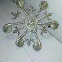 لوستربرنز۶شعله۵تومن و۳تادیوارکوب۳تومن|لوستر و چراغ آویز|کاشان, شهرک خاتم الانبیا (مسکن ملی کاشان)|دیوار