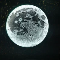 تابلو پتینه ماه و زمین ((تخفیف ویژه))|تابلو، نقاشی، عکس|شیراز, کاراندیش|دیوار