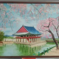 تابلوی فروشی رنگ روغن و سیاه قلم|تابلو، نقاشی، عکس|بیرجند, |دیوار