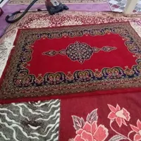 فرش۴ متری زمینه لاکی دستباف|فرش|خمین, |دیوار