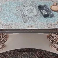 میز جلو مبلی ۲ میز عسلی با شیشه