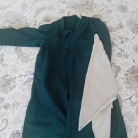 مانتو رنگ یشمی مناسب کلاس ۷،۸