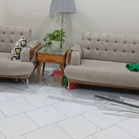 مبل راحتی ۸نفره تخت خواب شو و میزناهارخوری ۶نفره