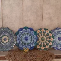 ظروف مسی میناکاری|صنایع دستی و سایر لوازم تزئینی|شیراز, تندگویان|دیوار