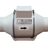 هواکش داخل کانال تهویه فن دمنده بین راهی کانالی