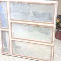 2عدد پنجره و شیشه سکوریت باز شو