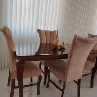 میزناهار خوری ۴نفره|میز و صندلی غذاخوری|اشتهارد, |دیوار