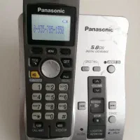 دوعدد تلفن بیسیم پاناسونیک اصل مالزی سالم درحدنو