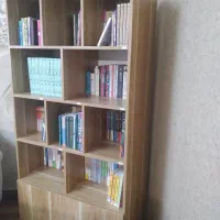 کتابخونه/ کتاب‌ خانه/کتابخانه کمددار|کتابخانه، شلف، قفسه‌های دیواری|رشت, رشتیان|دیوار