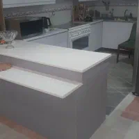 نصاب برچسب کابینت ،نصب ماربل شیت ،