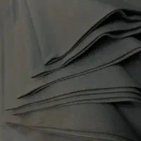 پارچه  لاکرا دو بر کش مشکی عرض ۲ متر