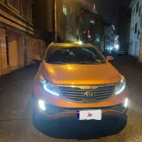 کیا اسپورتیج بی رنگ آخر 2013 پلاک منطقه
