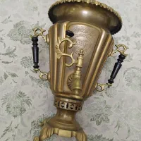 سماور زغالی روسی. مقطو...