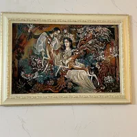 تابلو فرش لیلی و مجنون