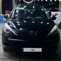 پژو207پاناروما مشکی آبنوس با رینگ مدل1402