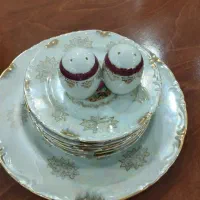سرویس خیار خوری چینی دنسی قدیمی و آنتیک