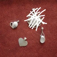 پلاک نقره ۹۲۵ سه عدد|جواهرات|کرمانشاه, |دیوار