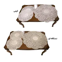 رومیزی ست و تکی دانتل|پرده، رانر، رومیزی|قم, نیروگاه|دیوار