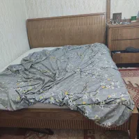 تخت خواب دو نفره چوب