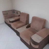 مبلمان ۷نفره بسیار تمیز با میز