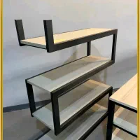 فلزی با استاتیک روی کار از چوب راش نراد mdf|بوفه، ویترین، کنسول|بابل, |دیوار