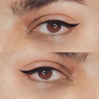 مدل فیبروز ابرو، خط چشم و شیدینگ لب
