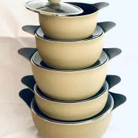 سرویس قابلمه گرانیتی ۸ پارچه مدیا Media|ظروف پخت‌وپز|اندیشه, اندیشه فاز ۱|دیوار