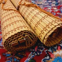 پرده چوبی بامبو حصیری|پرده، رانر، رومیزی|مشهد, هفت تیر (حافظ)|دیوار