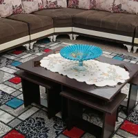 فروش مبل ۹نفره|مبلمان خانگی و میز عسلی|جهرم, |دیوار