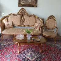 یکدست مبل نه نفره نو  با شیشه روش فروخته میشود|مبلمان خانگی و میز عسلی|تهران, چهارصد دستگاه|دیوار